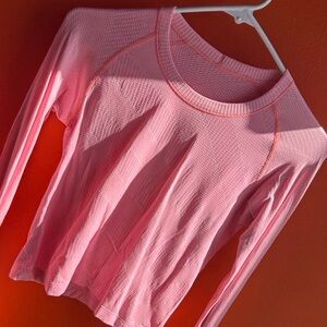lululemon athletica Pink Long Sleeve Top